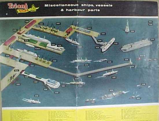 Tri-ang Minic Ships Cuarta Edición Catálogo ordenado